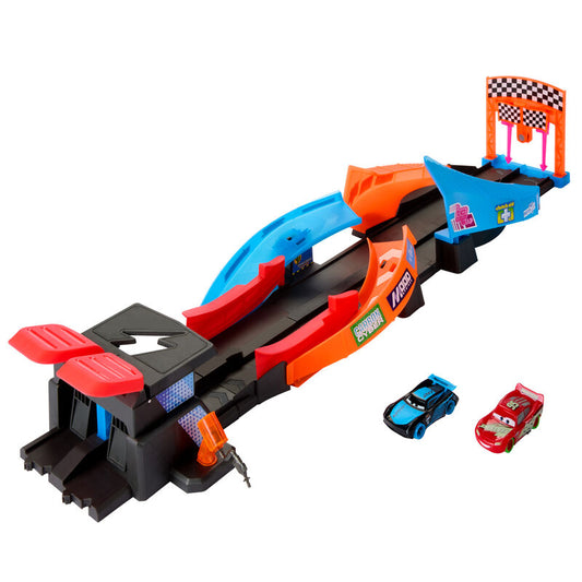 Imagen 2 - Pista Glow Race Lanza Y Cruza Cars Disney Pixar