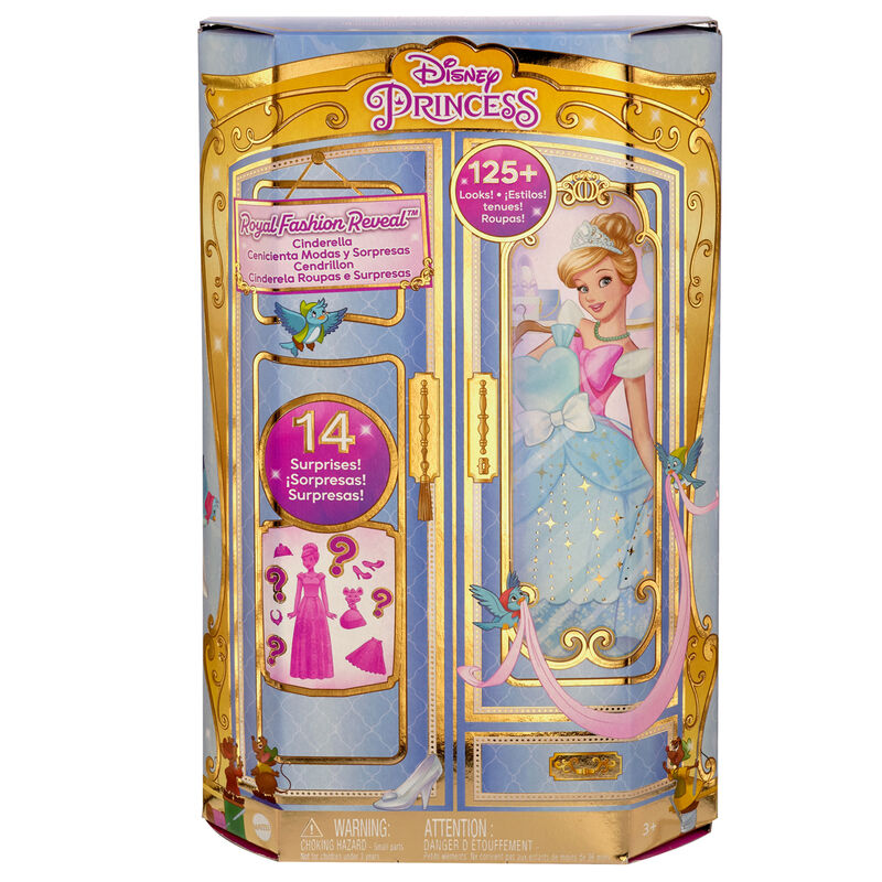 Imagen 2 - Muñeca Cenicienta Royal Fashion Reveal Princesas Disney