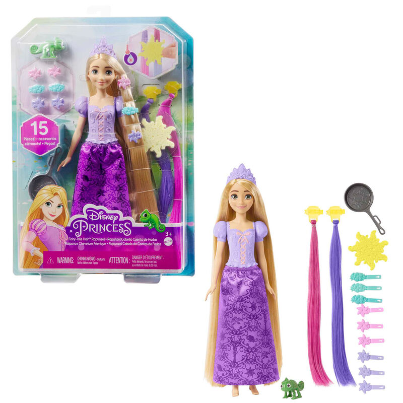 Imagen 2 de Muñeca Rapunzel Peinados Magicos Rapunzel Disney