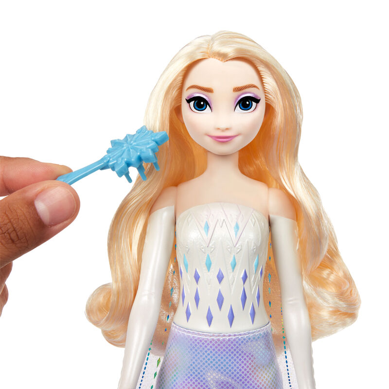 Imagen 4 de Muñeca Spin And Reveal Elsa Frozen Disney