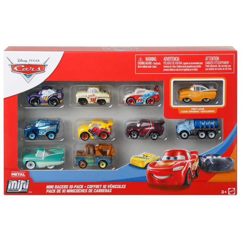 Imagen 4 - Blister 10 Coches Cars Disney Pixar Surtido