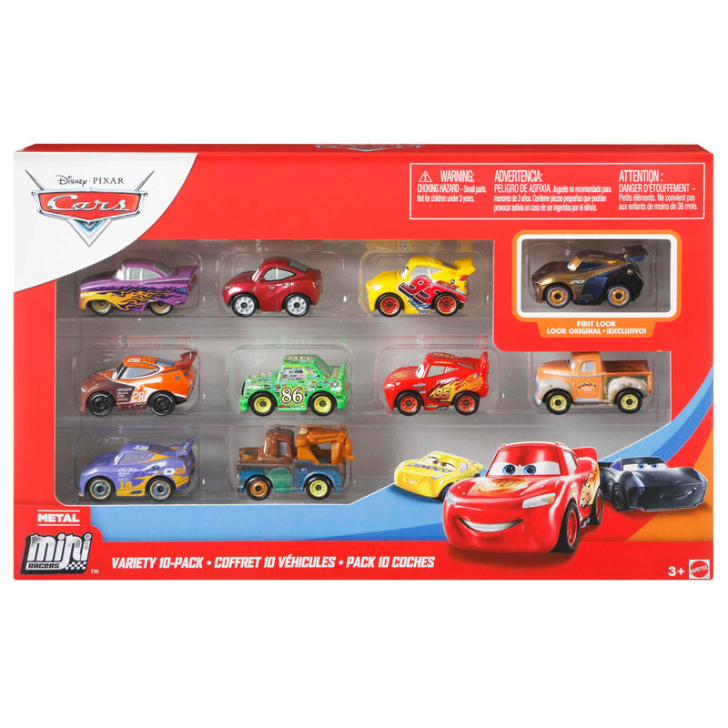 Imagen 7 - Blister 10 Coches Cars Disney Pixar Surtido