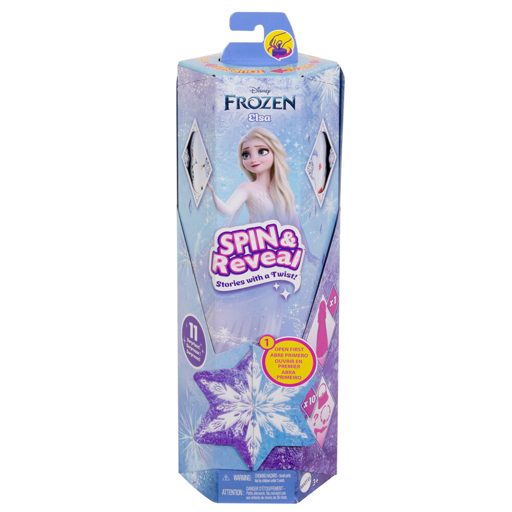 Imagen 2 - Muñeca Spin And Reveal Elsa Frozen Disney