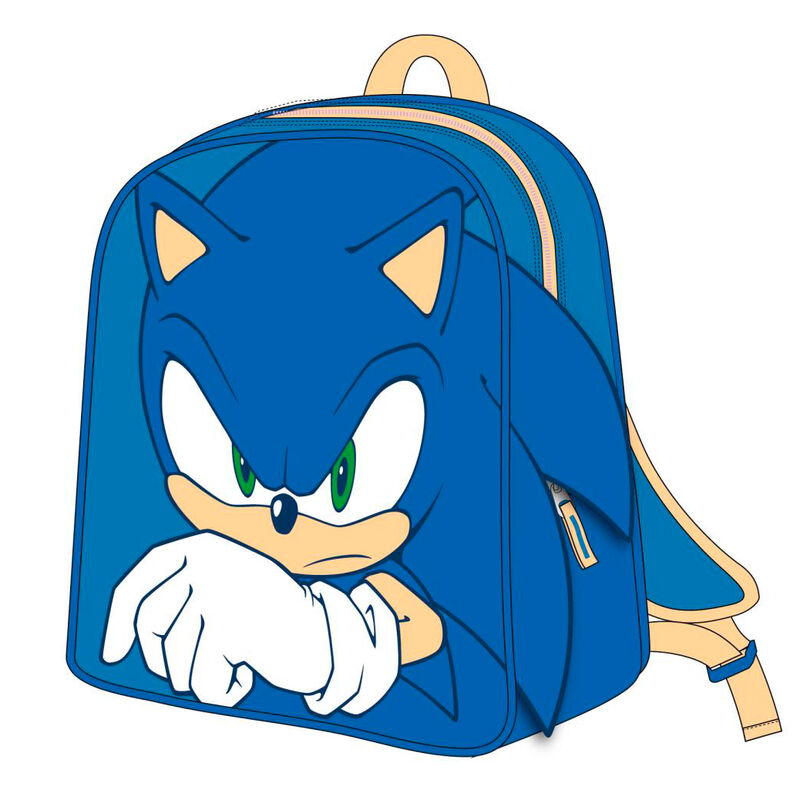 Imagen 1 de Mochila 3D Sonic The Hedgehog 27Cm