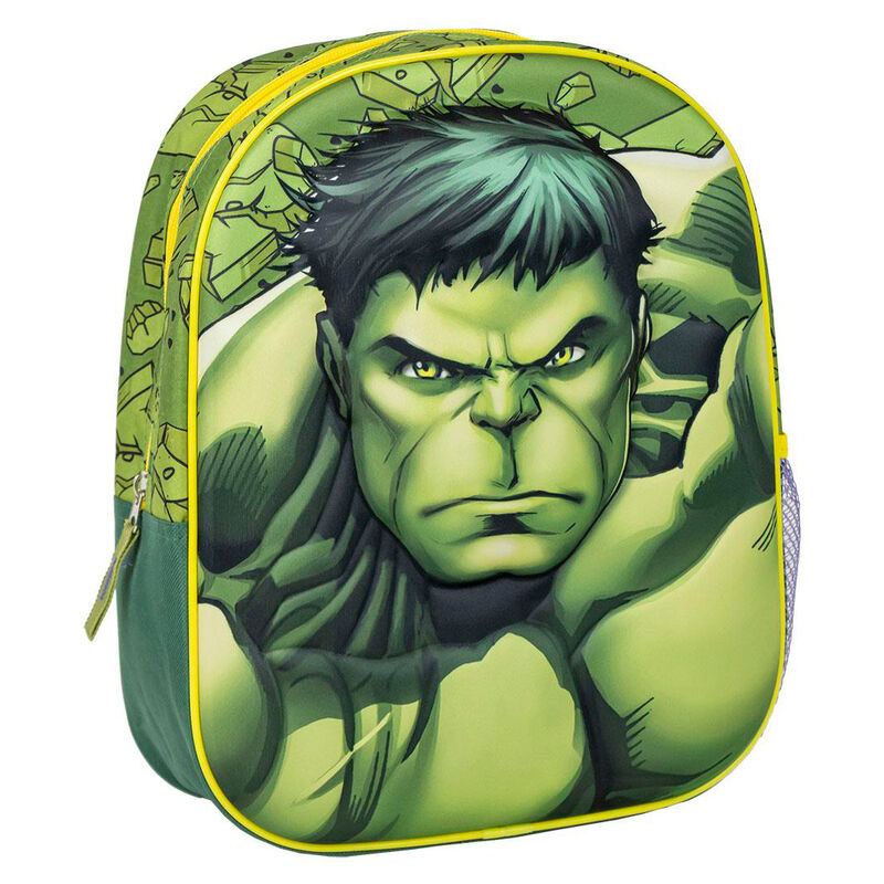 Imagen 1 de Mochila 3D Hulk Los Vengadores Avengers Marvel 31Cm