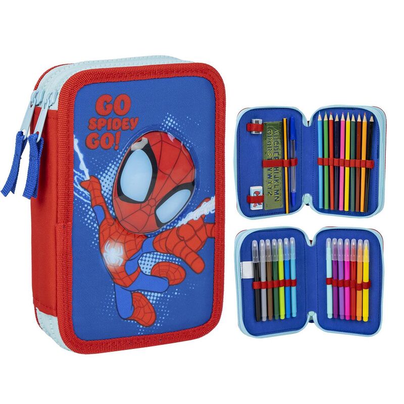 Imagen de Plumier Spidey Marvel Doble parte de nuestra colección en Espadas y más, sitio oficial.
