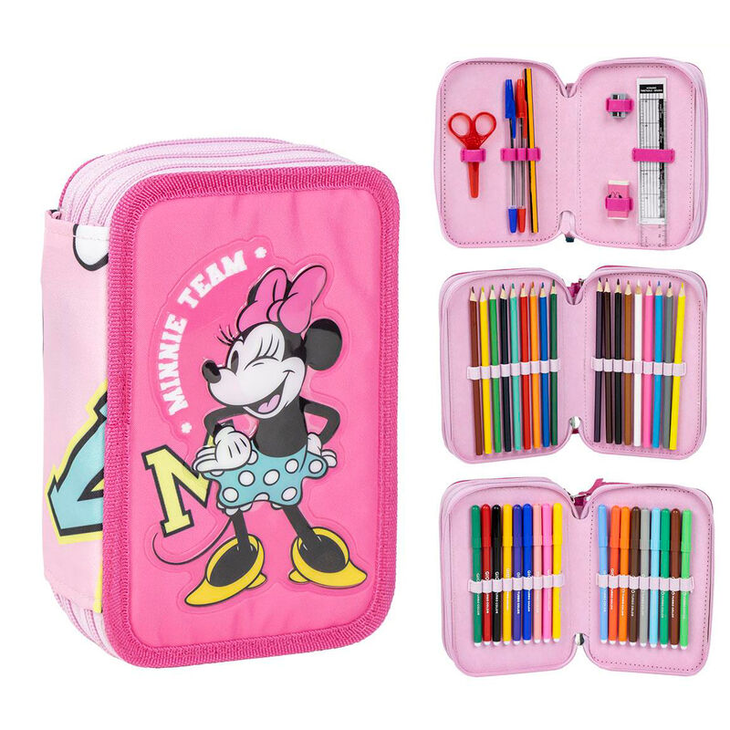 Imagen 1 - Plumier Minnie Disney Triple