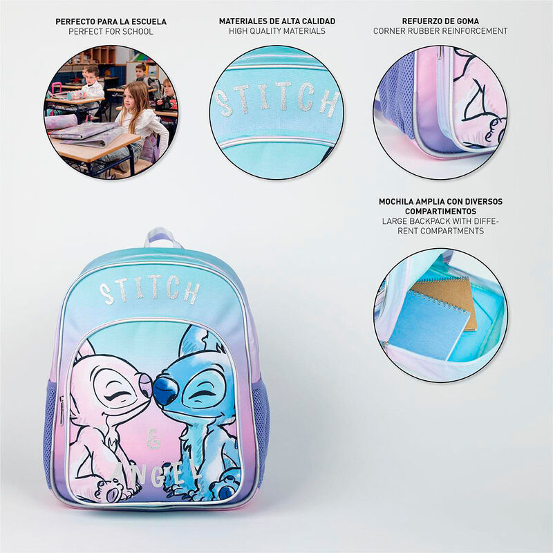 Imagen de Mochila Stitch Disney 38Cm parte de nuestra colección en Espadas y más, sitio oficial.