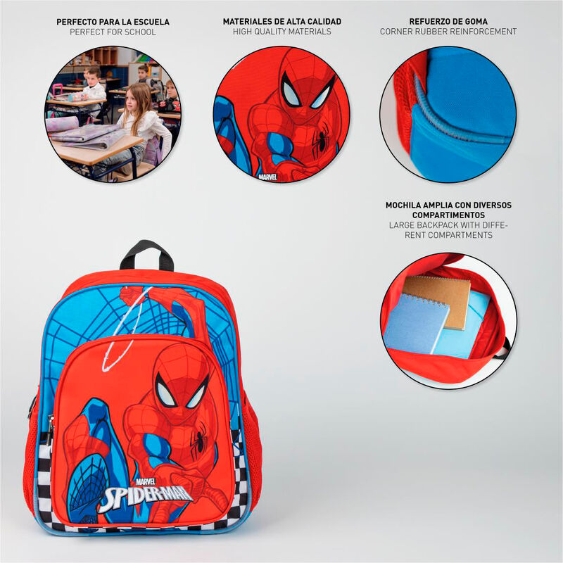 Imagen 3 de Mochila Spiderman Marvel 38Cm