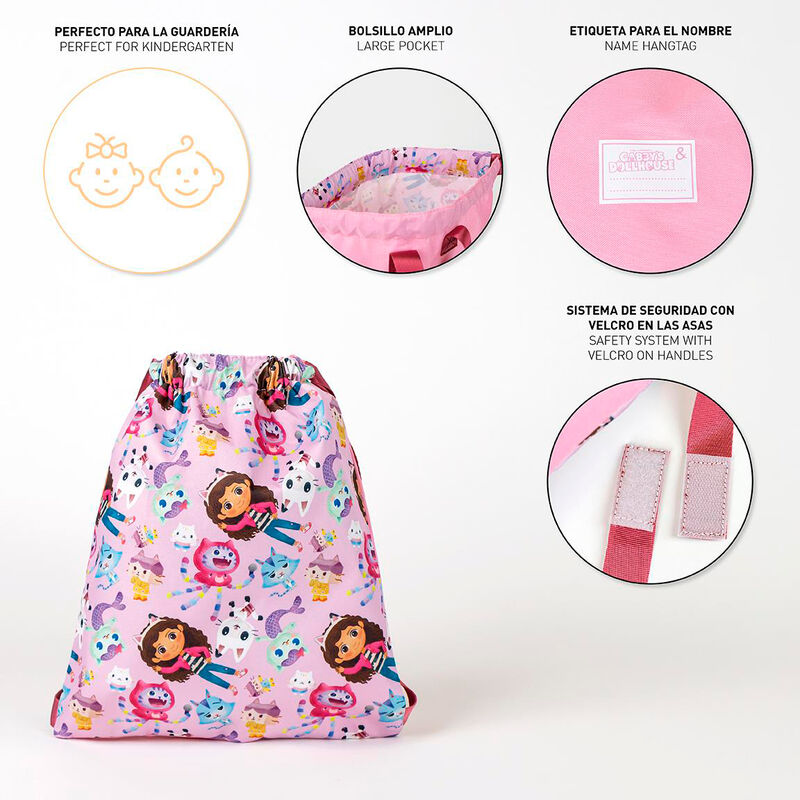 Imagen de Saco La Casa De Muñecas De Gabby 33Cm parte de nuestra colección en Espadas y más, sitio oficial.
