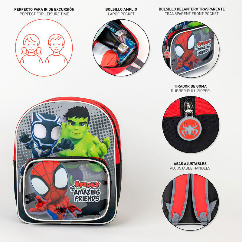 Imagen 4 - Mochila Spidey Marvel 30Cm