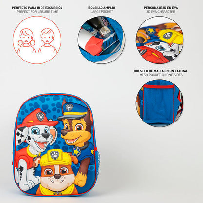 Imagen 3 de Mochila 3D Patrulla Canina Paw Patrol 31Cm