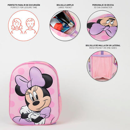 Imagen 4 de Mochila 3D Minnie Disney 31Cm