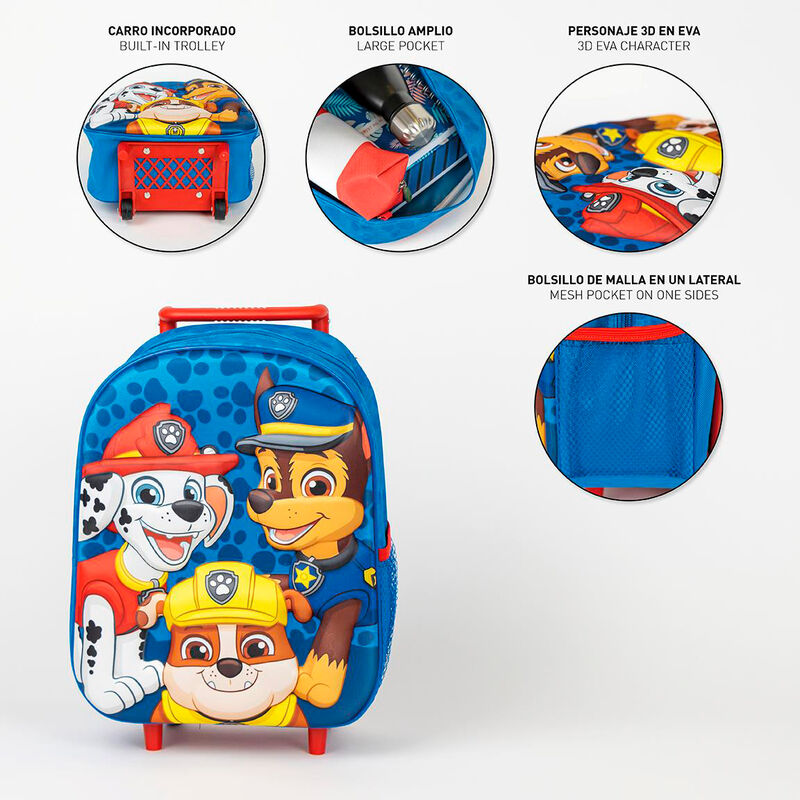 Imagen 4 - Trolley 3D Patrulla Canina Paw Patrol 31Cm