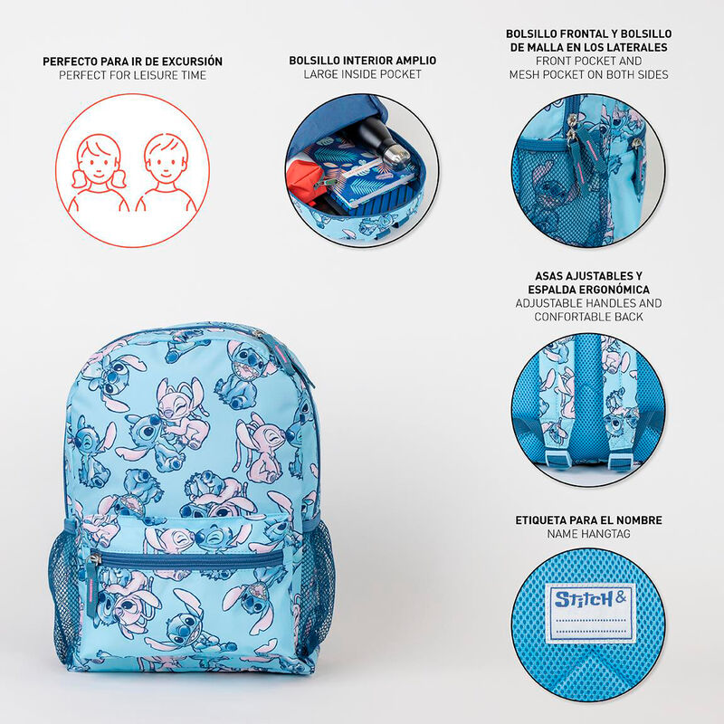 Imagen 4 de Mochila Stitch Disney 33Cm