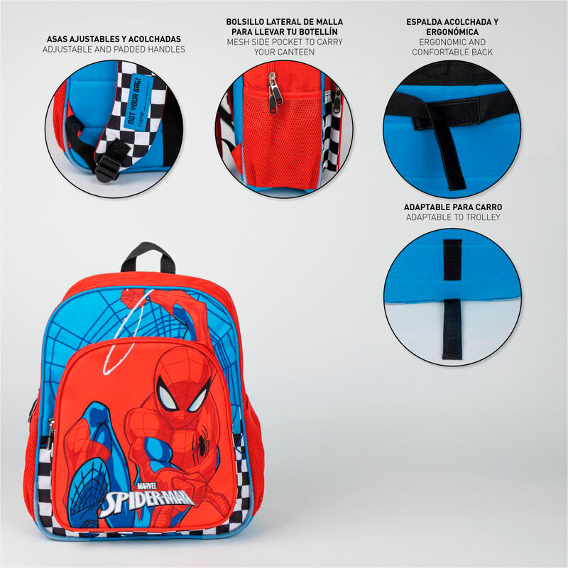 Imagen 4 - Mochila Spiderman Marvel 38Cm