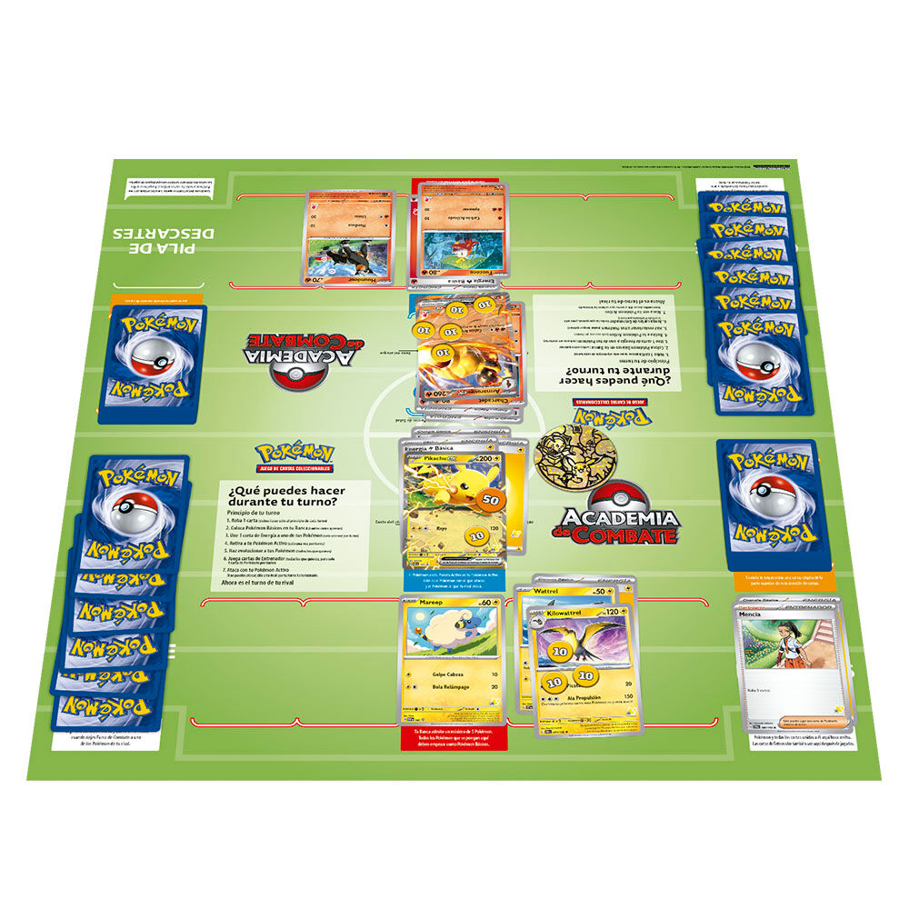 Imagen 2 de Juego Cartas Coleccionables Academia De Combate Academy Pokemon Español