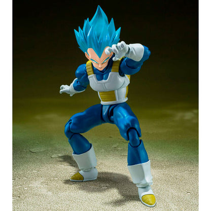 Imagen 1 de Figura S.H. Figuarts Super Saiyan God Super Saiyan Vegeta Unwavering Saiyan Pride Dragon Ball Super 14Cm