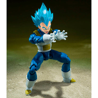 Imagen 2 de Figura S.H. Figuarts Super Saiyan God Super Saiyan Vegeta Unwavering Saiyan Pride Dragon Ball Super 14Cm