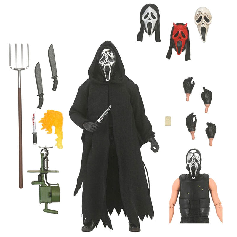 Imagen 2 de Figura Ultimate Ghost Face Inferno Scream 18Cm