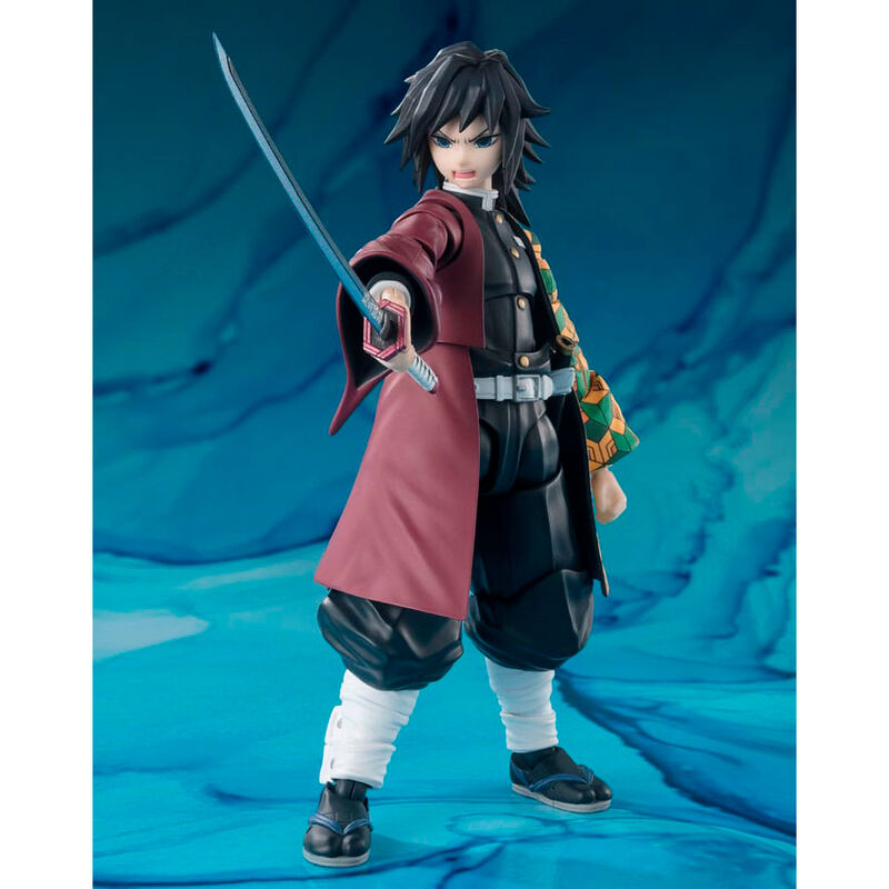 Imagen 3 - Figura S.h. Figuarts Giyu Tomioka Demon Slayer: Kimetsu No Yaiba 15Cm