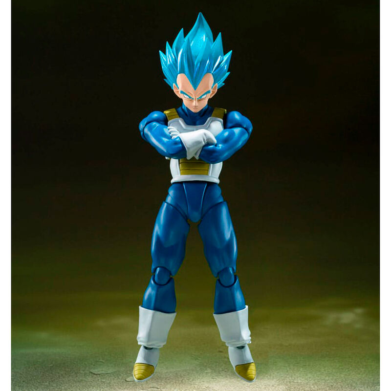 Imagen de Figura S.h. Figuarts Super Saiyan God Super Saiyan Vegeta Unwavering Saiyan Pride Dragon Ball Super 14Cm parte de nuestra colección en Espadas y más, sitio oficial.