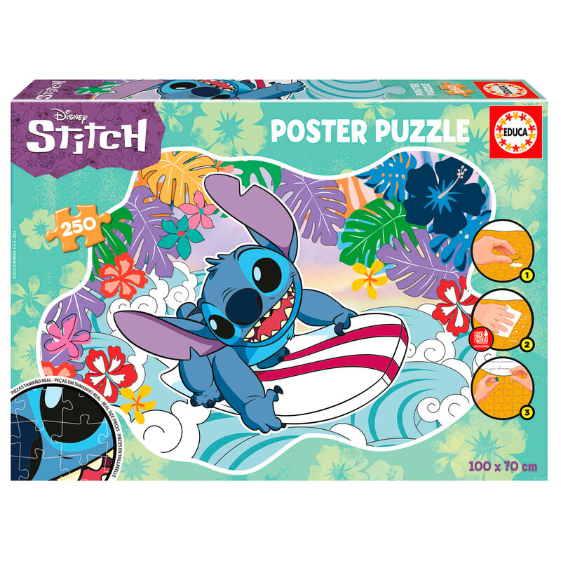 Imagen 1 de Puzzle Poster Stitch Disney 250Pzs