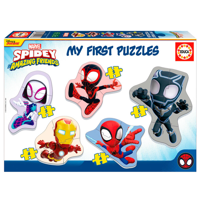 Imagen 1 de Puzzle Spidey Amazing Friends Marvel 3-5Pzs