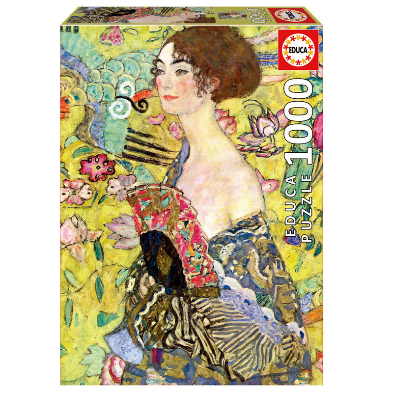 Imagen 1 de Puzzle Dama Con Abanico, Gustav Klimt 1000Pzs