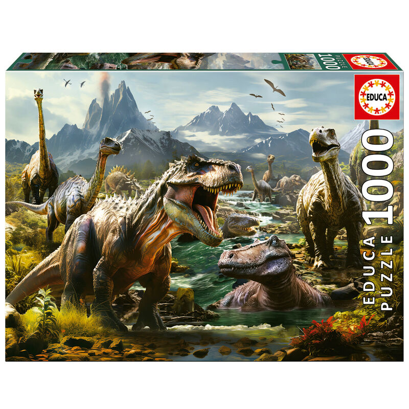 Imagen 1 de Puzzle Dinosaurios Feroces 1000Pzs