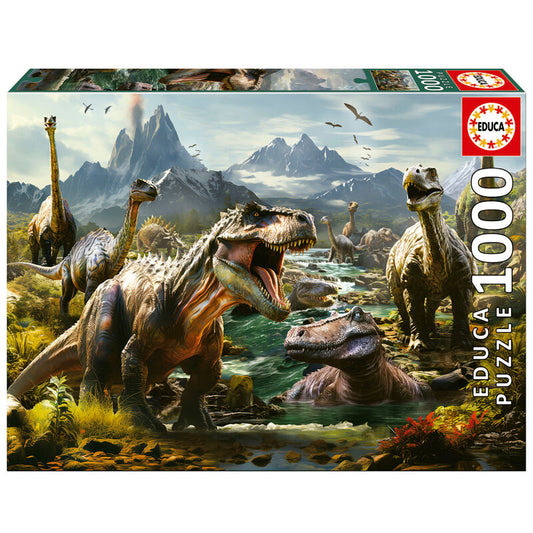 Imagen 1 de Puzzle Dinosaurios Feroces 1000Pzs