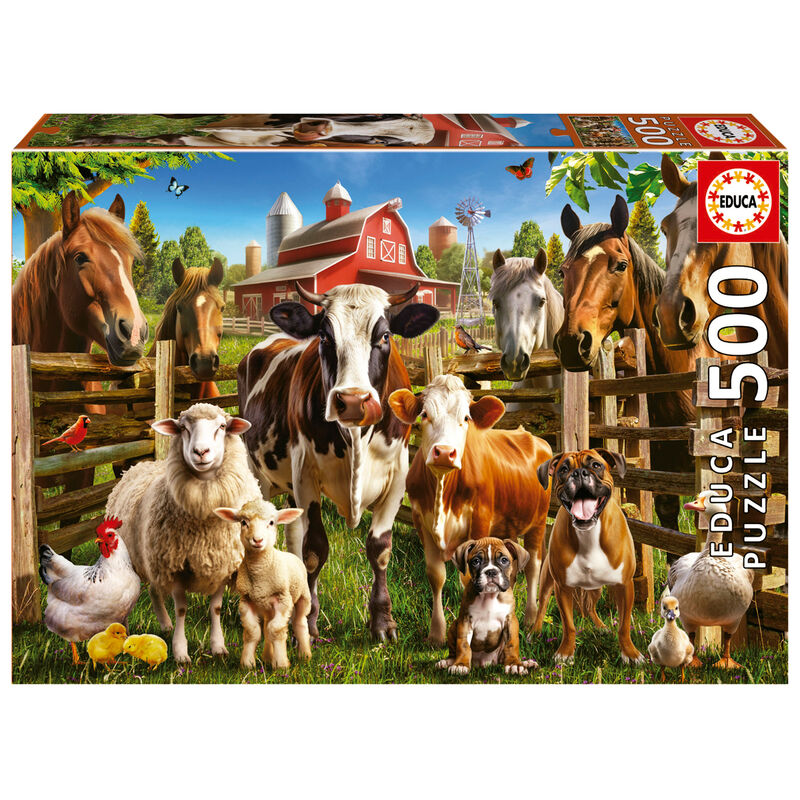 Imagen 1 de Puzzle Los Traviesos De La Granja 500Pzs