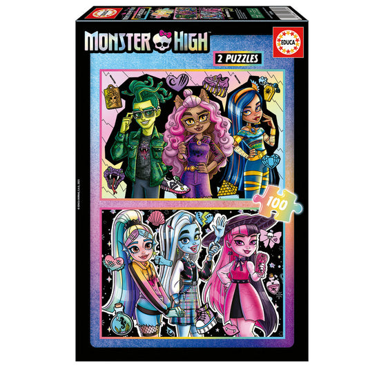 Imagen 1 de Puzzle Monster High 2X100pzs