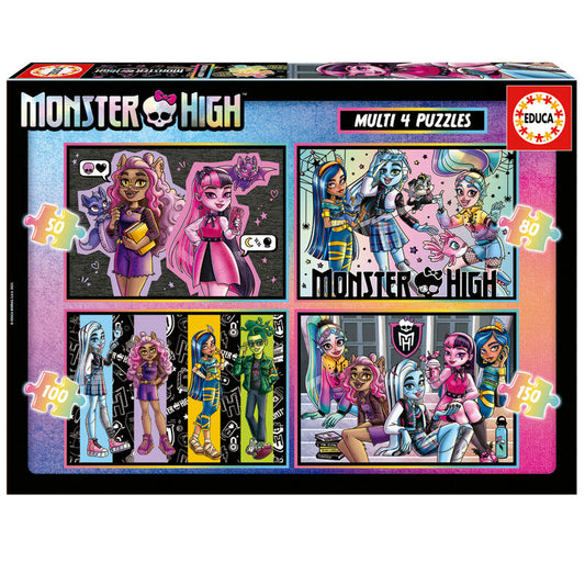 Imagen 1 de Puzzle Multi Monster High 50-80-100-150Pzs