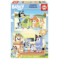 Imagen 1 de Puzzle Bluey Madera 2X50pzs