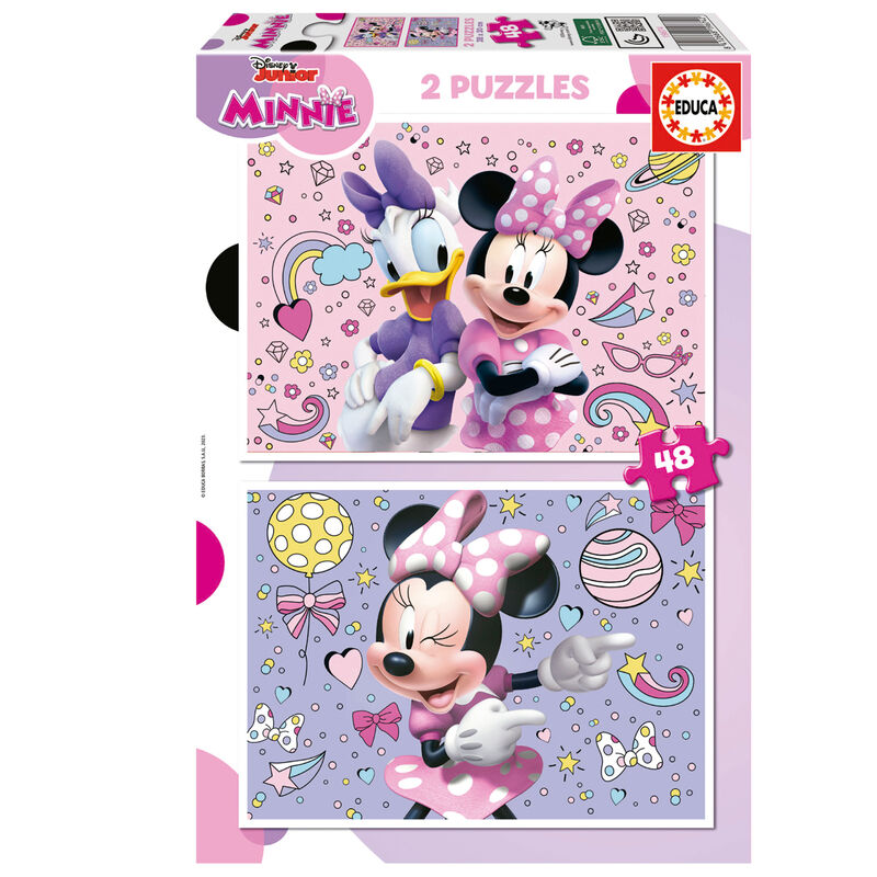 Imagen 1 de Puzzle Minnie Disney 2X48pzs