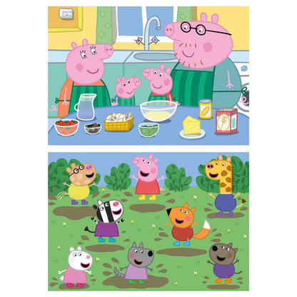 Imagen 2 de Puzzle Peppa Pig Madera 2X25pzs