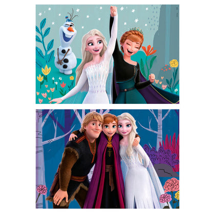 Imagen 2 de Puzzle Frozen Disney Madera 2X25pzs