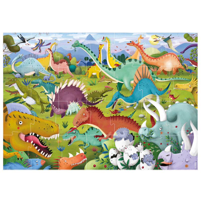 Imagen 2 de Puzzle Max Dinosaurios 28Pzs