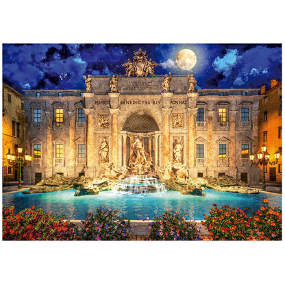 Imagen 2 de Puzzle Fontana Di Trevi, Roma 1000Pzs