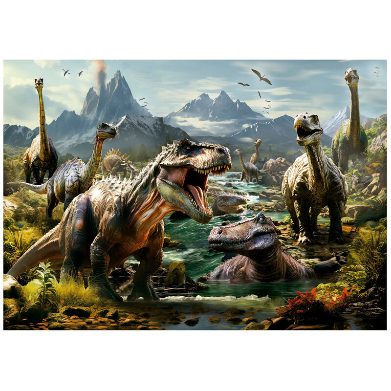 Imagen 2 de Puzzle Dinosaurios Feroces 1000Pzs