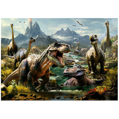 Imagen 2 de Puzzle Dinosaurios Feroces 1000Pzs