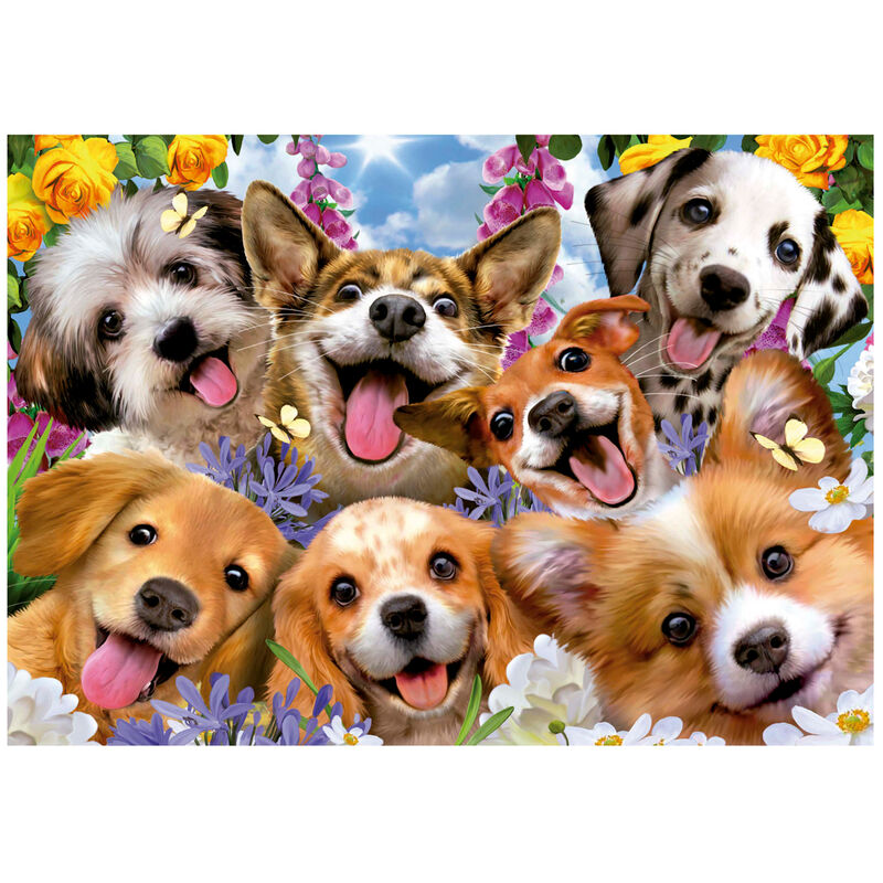 Imagen 2 de Puzzle Selfie De Perritos 1000Pzs