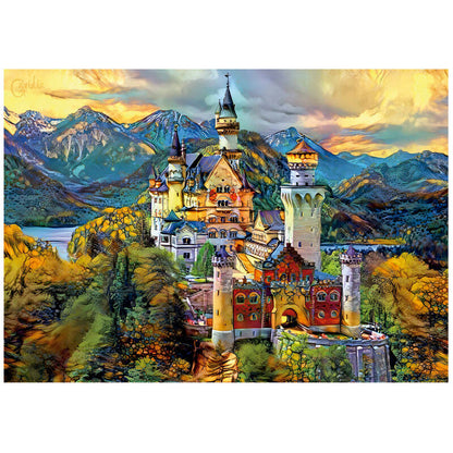 Imagen 2 de Puzzle Castillo Neuschwanstein 1000Pzs
