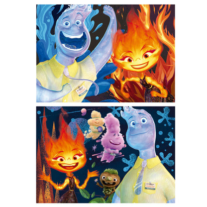 Imagen 2 de Puzzle Elemental Disney 2X100pzs