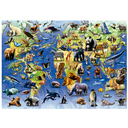 Imagen 2 de Puzzle Especies En Peligro De Extincion 500Pzs