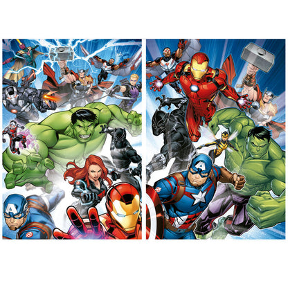 Imagen 2 de Puzzle Vengadores Avengers Marvel 2X100pzs