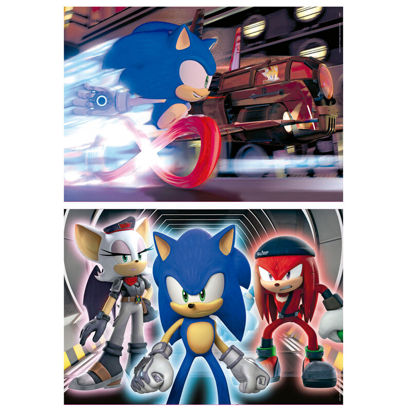 Imagen 2 de Puzzle Neon Sonic Prime 2X100pzs