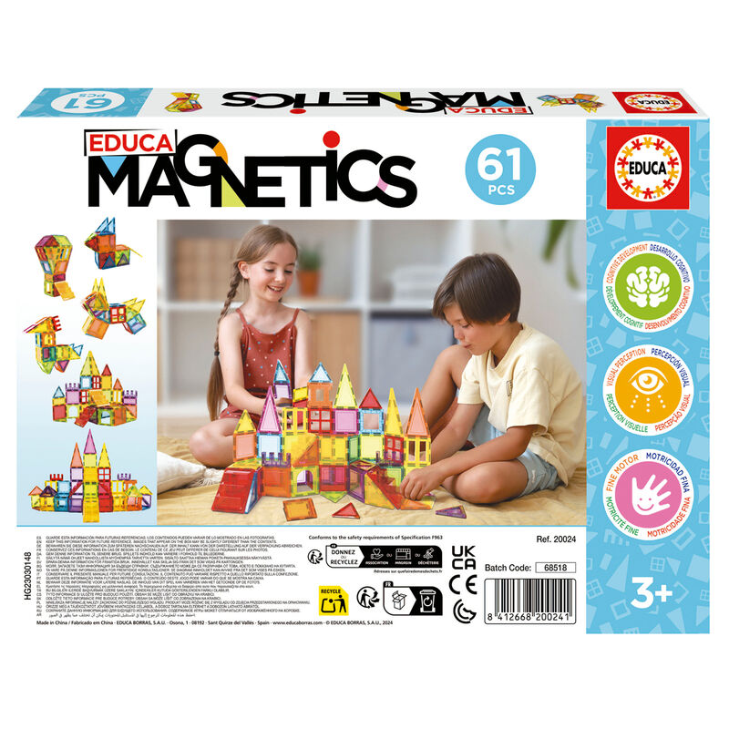 Imagen 3 de Educa Magnetics 61Pzs