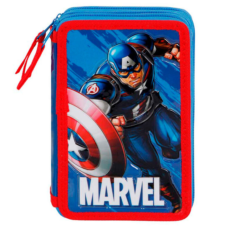 Imagen 2 de Plumier Run Capitan America Marvel